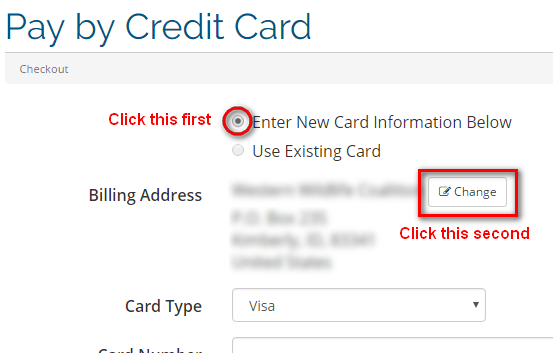 Pay by Credit Card